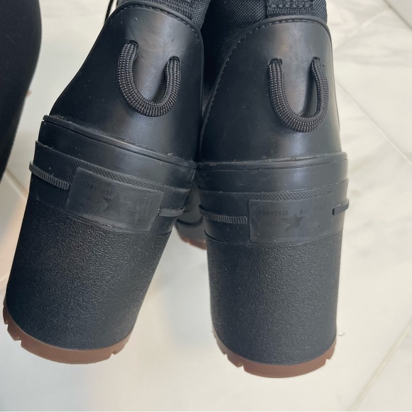 Converse Chuck Taylor All Star GR82 High Top Wedge Black Women's Boots Size 9 - Picture 3 of 9